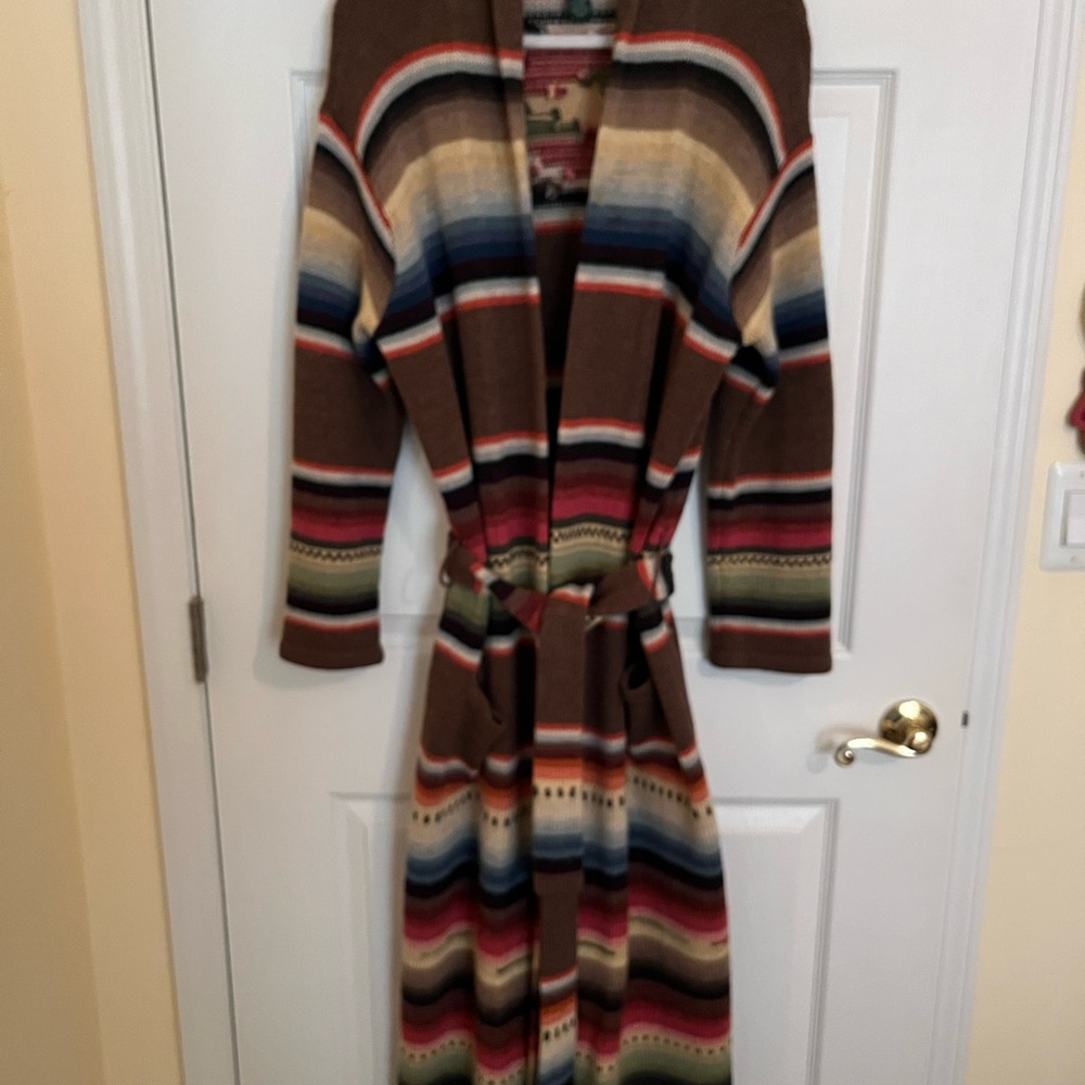 Vintage Ralph Lauren Aztec inspired Sweater Coat